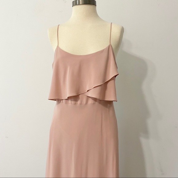 Jenny Yoo The Blake Crepe De Chine Dress Size 8 - Picture 4 of 12
